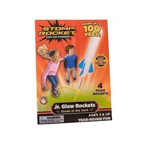 New in box, stomp rocket kids, Junior glow, rocket, outdoor fun